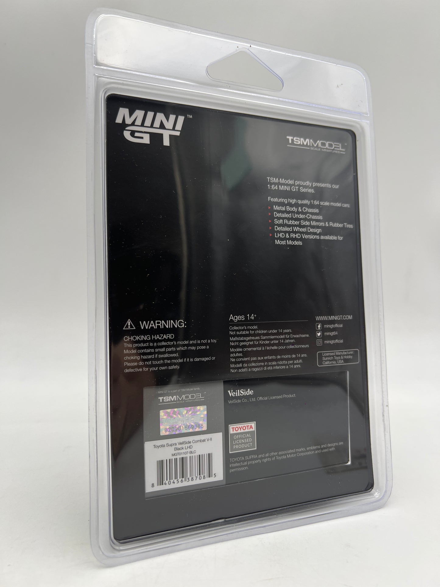Mini GT #1107 CHASE Toyota Supra VeilSide Combat V-II Black