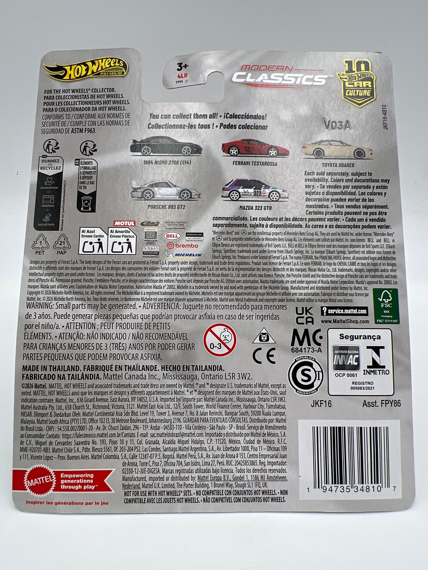 2026 Hot Wheels Premium Modern Classics #4 Porsche 993 GT2 Silver 260D