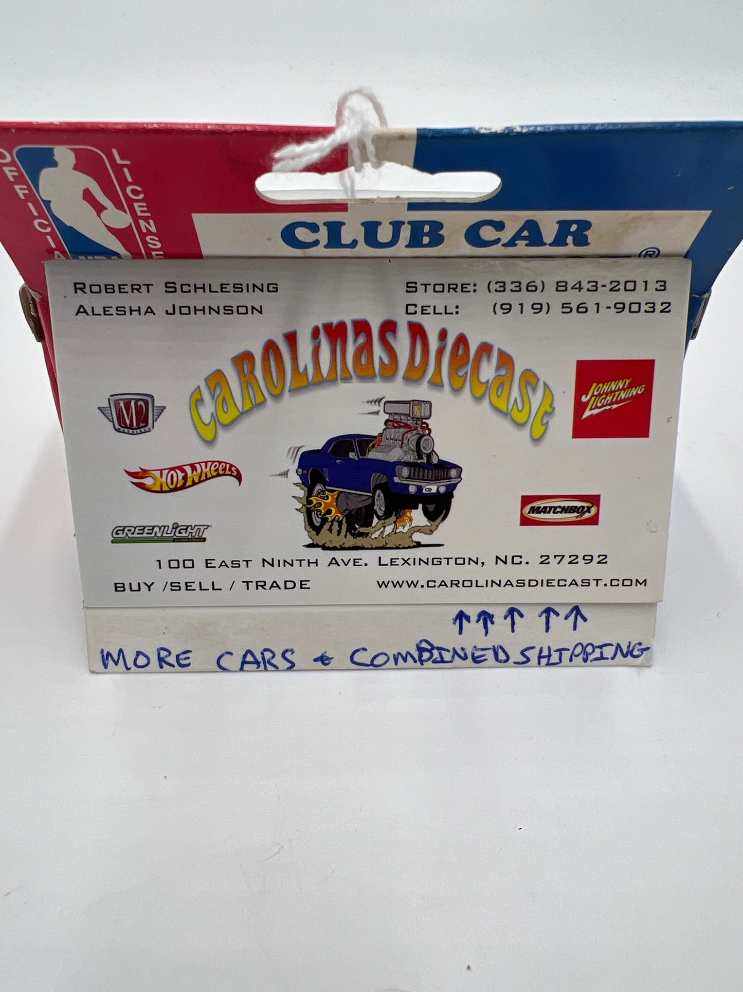 Matchbox 1995 NBA Club Car Collectible MB245 Model 39 Chevy Orlando Magic Blue