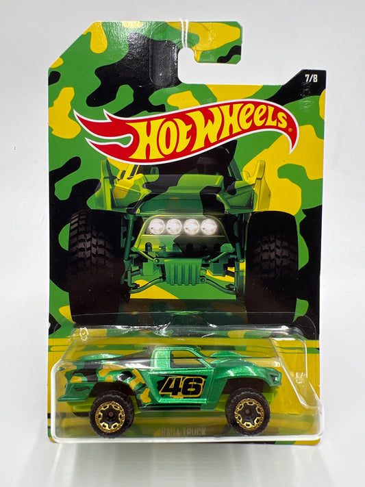 Hot Wheels Walmart Camouflage Series #7 Baja Truck Green 161E