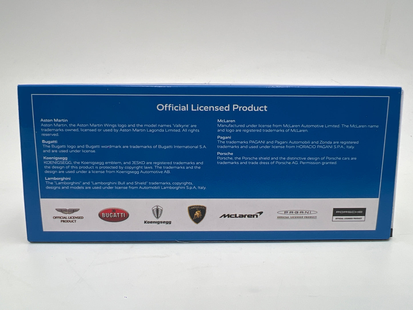 Poster Cars 1/64 Hypercar League Collection #18 Porsche 918 Spyder Blue
