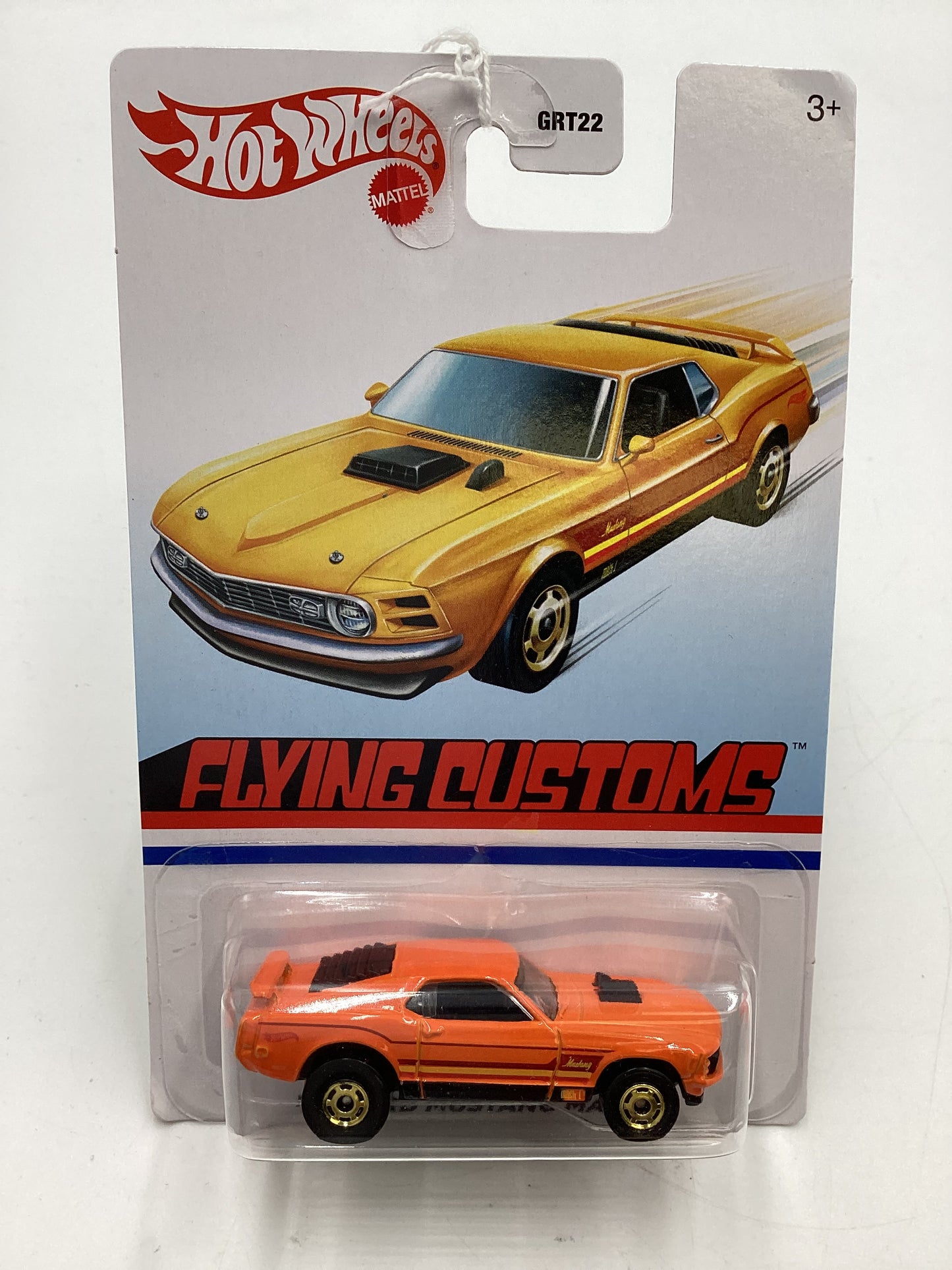 Hot Wheels Target Exclusive Flying Customs 70 Ford Mustang Mach 1 Orange