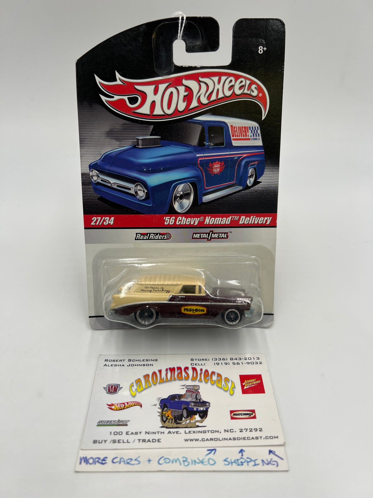 Hot Wheels Premium Delivery Series #27 56 Chevy Nomad Delivery Miloden