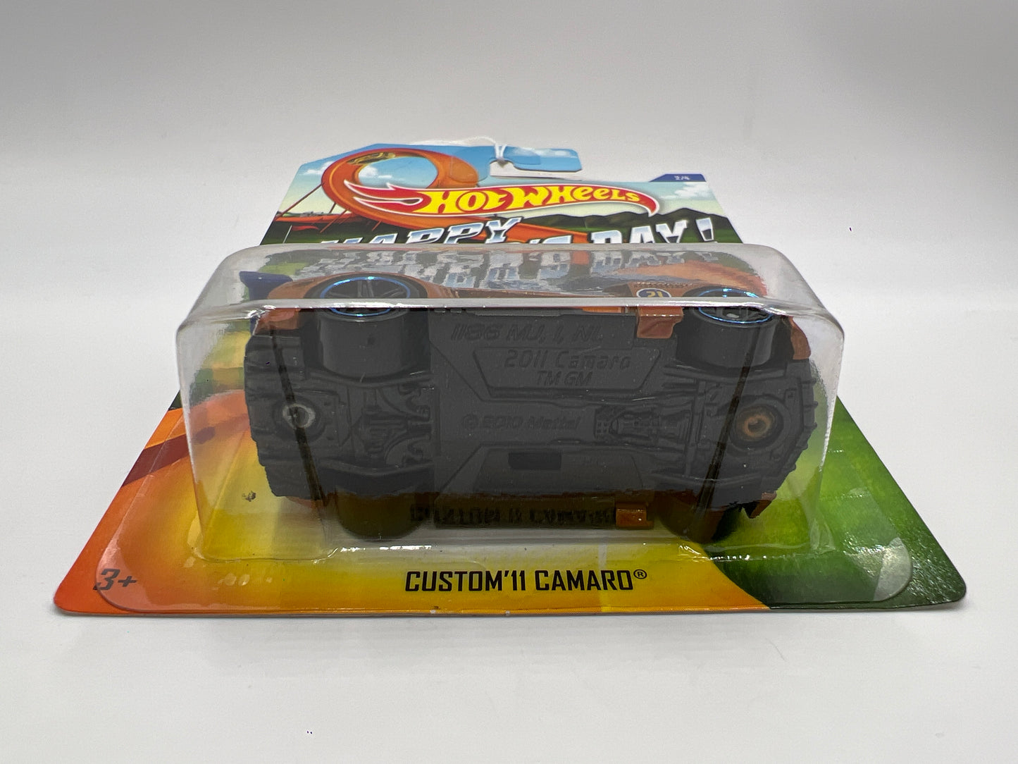 2015 Hot Wheels Happy Fathers Day #2 Custom 11 Camaro Orange 156C