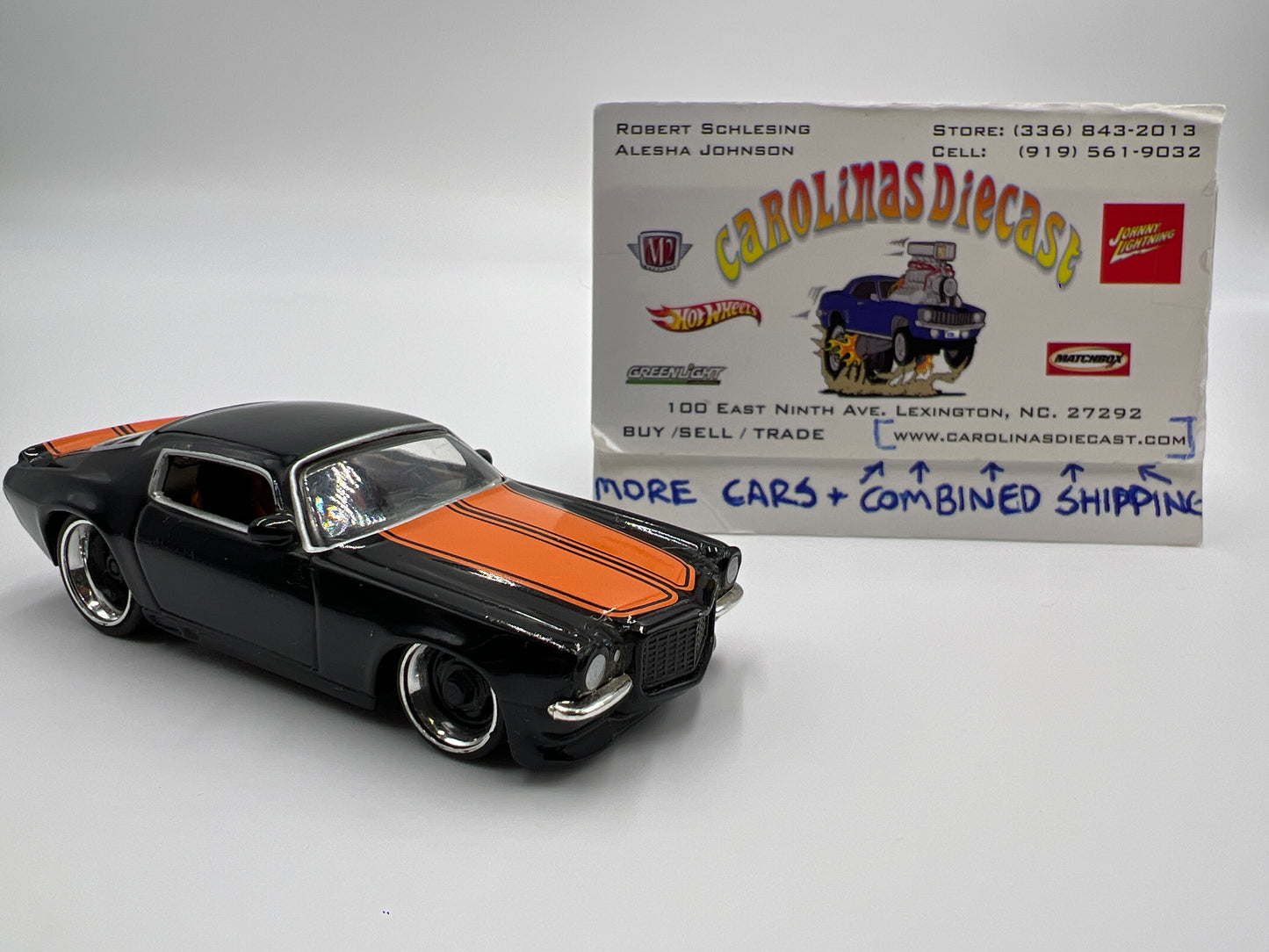 Jada Toys Big Time Muscle 1971 Chevy Camaro Black Loose