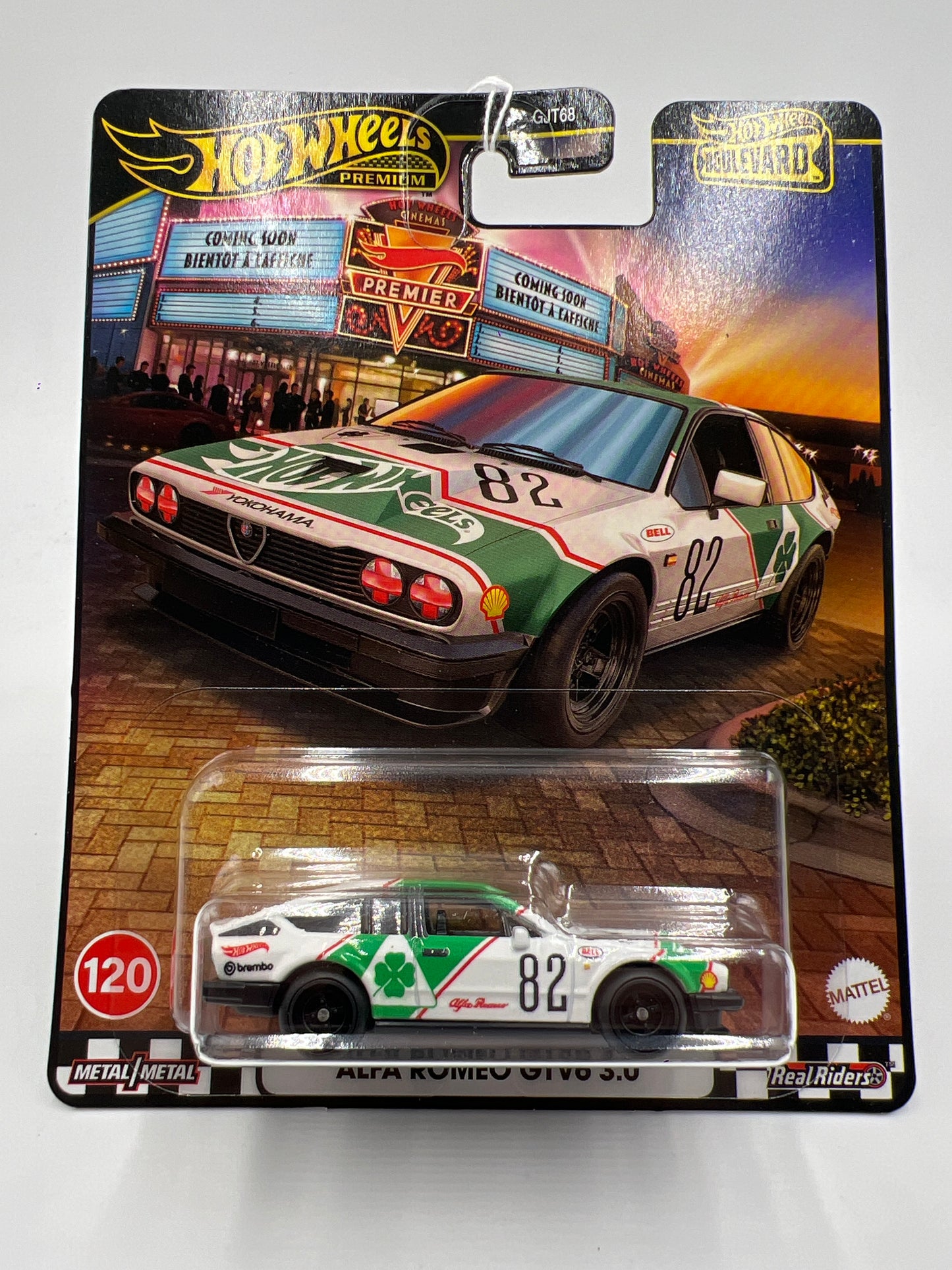 2025 Hot Wheels Premium Boulevard #120 Alfa Romeo GTV6 3.0 Green/White 265H