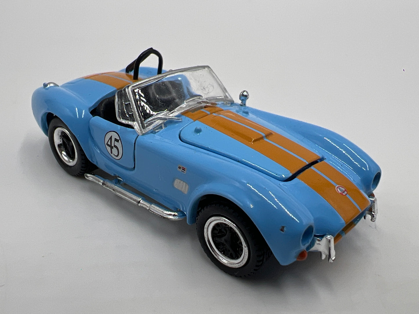 2010 Shelby Collectibles 1/64 10 Car Set Exclusive 1/5000 Loose Shelby Cobra 427 S/C Light Blue/Orange