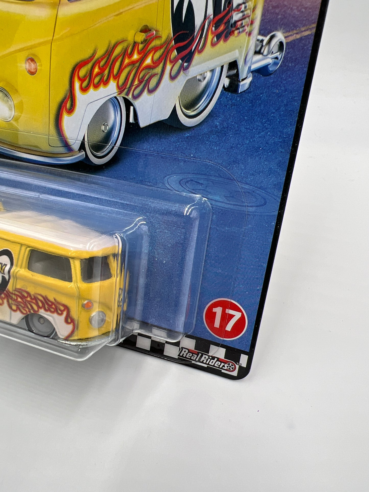 Hot Wheels Premium Boulevard #17 Kool Kombi Yellow Mooneyes W/Protector