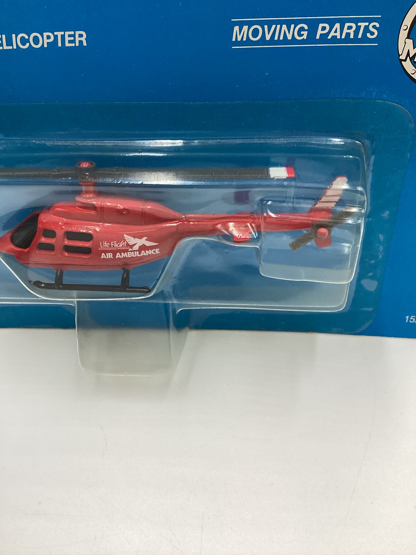 1990 Ertl Replica Air & Space 1524 Ambulance Helicopter Red