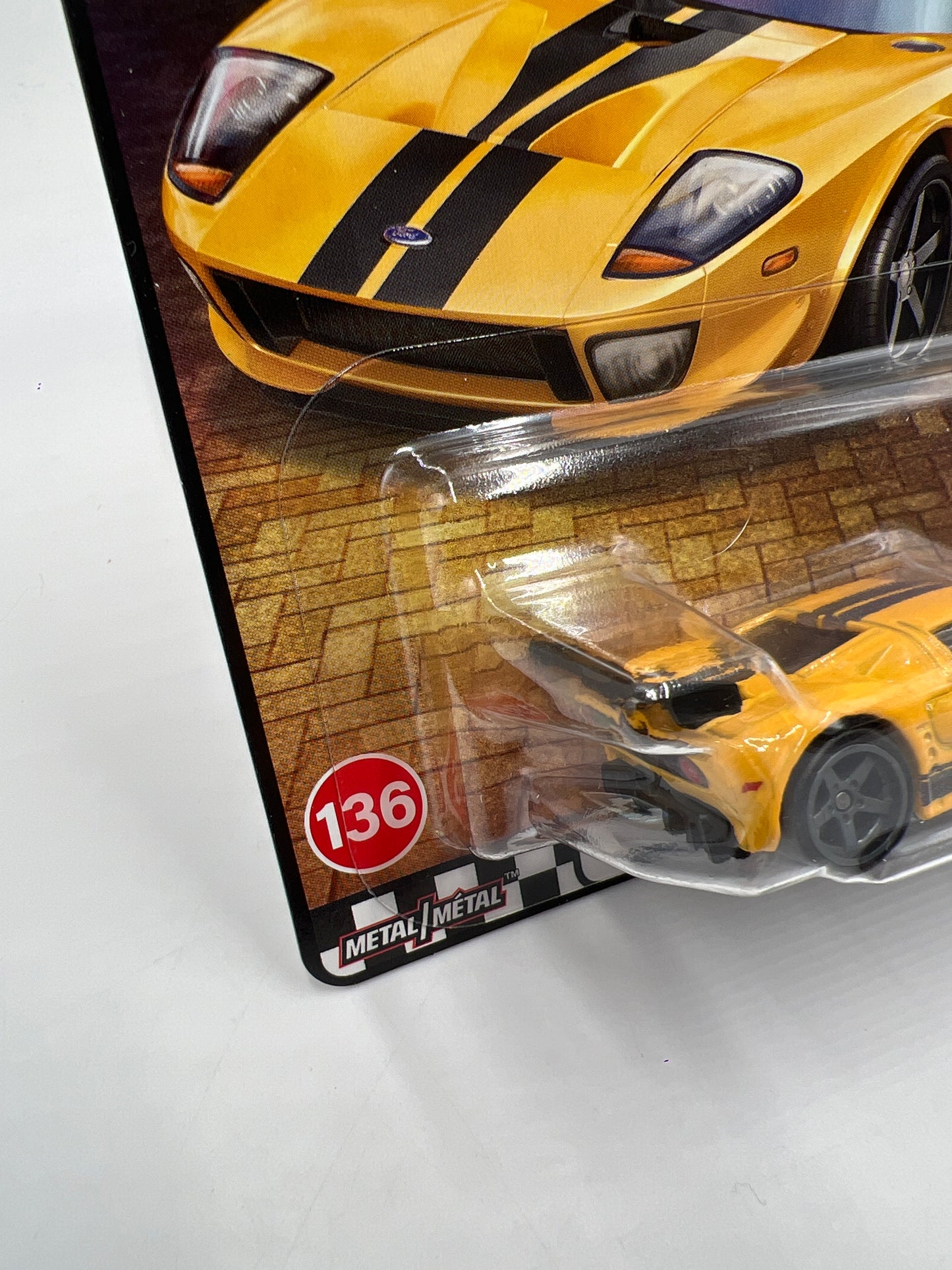 2025 Hot Wheels Premium Boulevard #136 Ford GT Yellow 260C