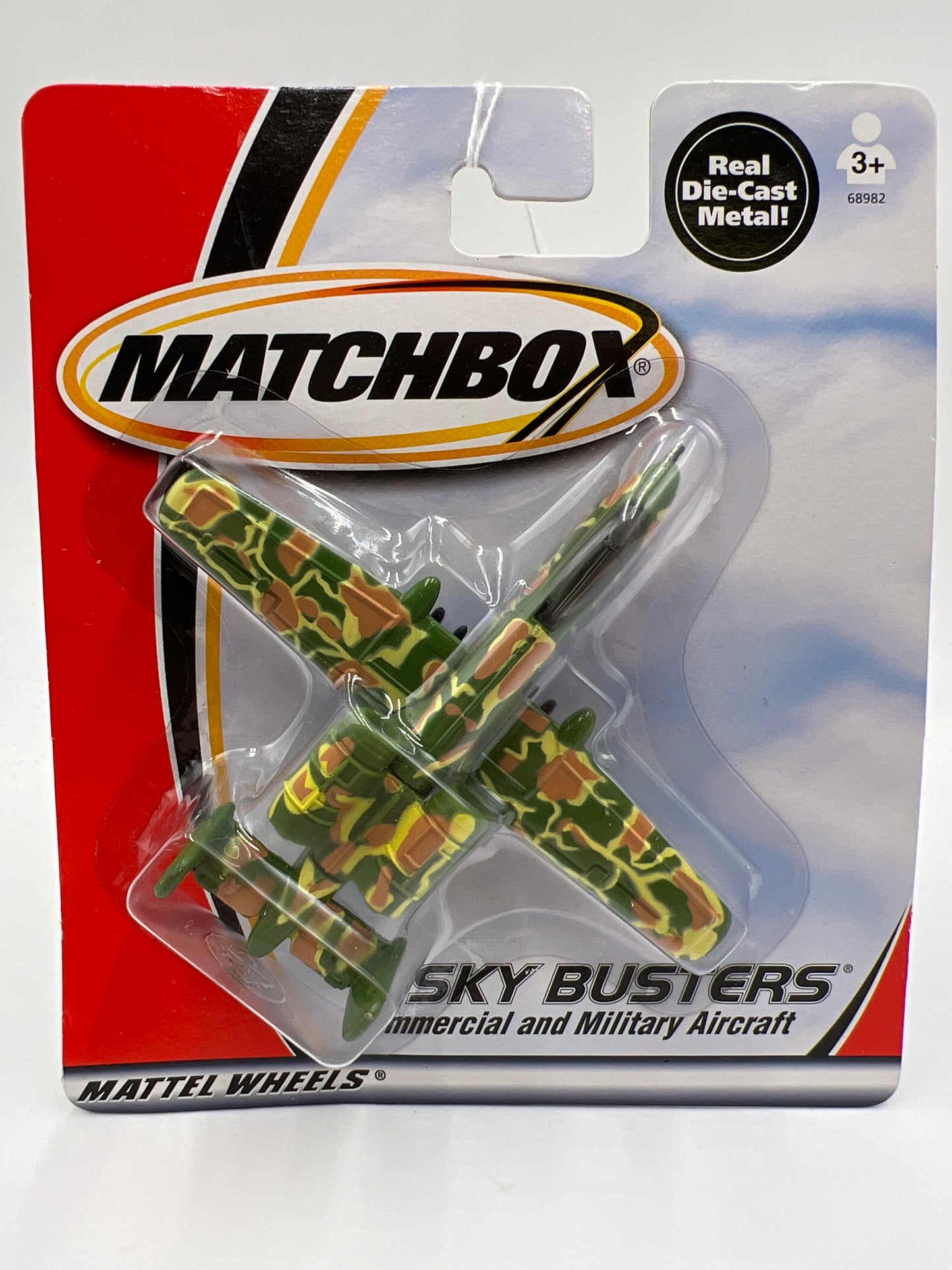 Matchbox Sky Busters Warthog A-10A Military Plane Camo