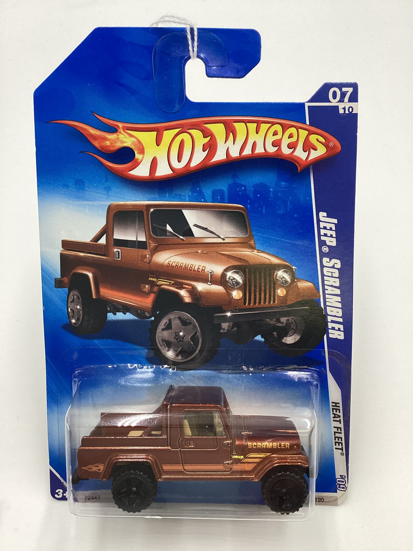 2009 Hot Wheels #123 Jeep Scrambler Brown 42B