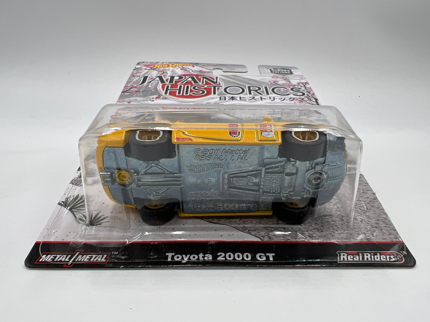 Hot Wheels Car Culture Japan Historics 1 #4 Toyota 2000 GT Yellow/Green W/Protector