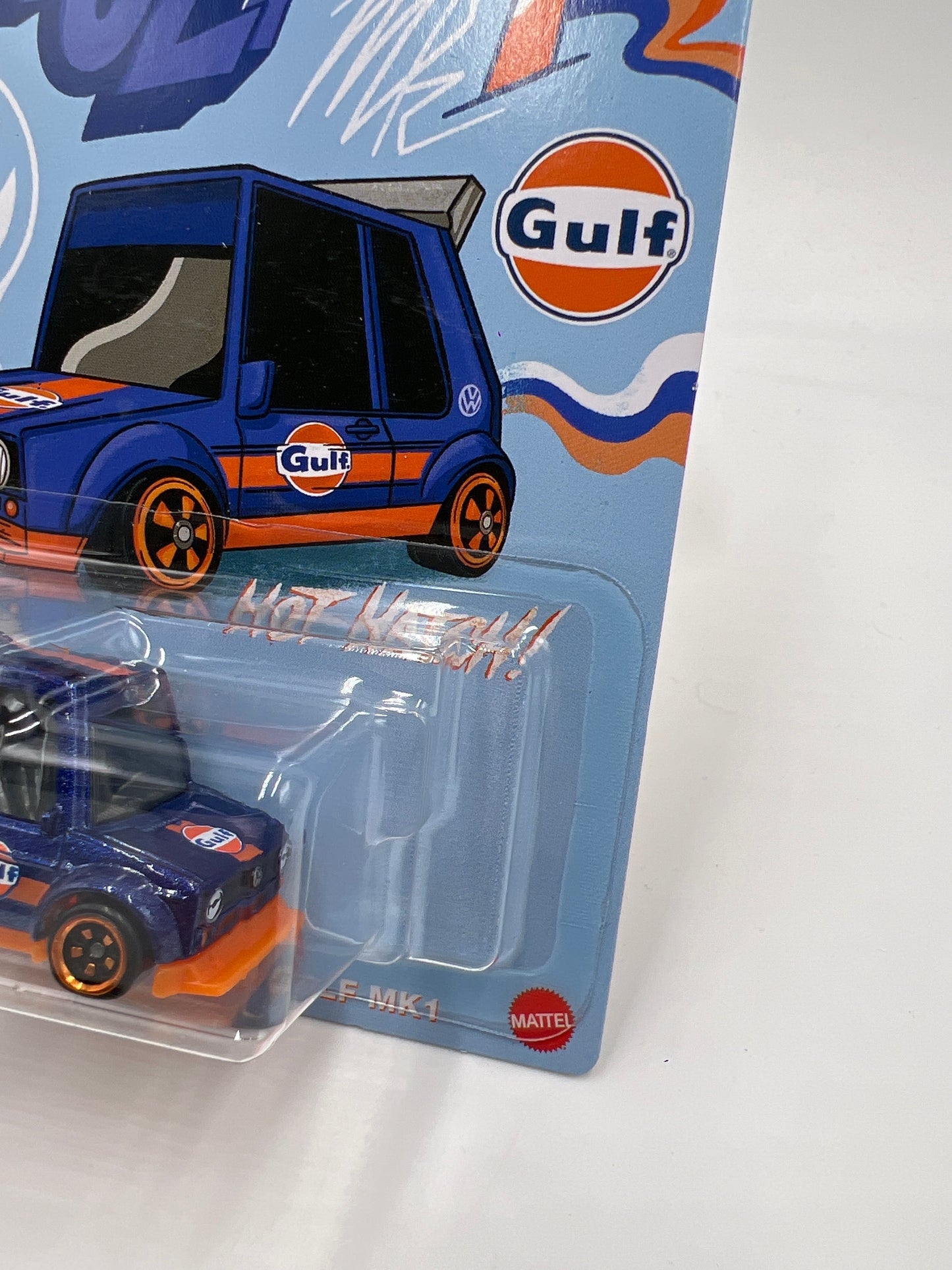 2025 Hot Wheels Silver Series Tooned Gulf #1 Tooned Volkswagen Golf MK1 156J