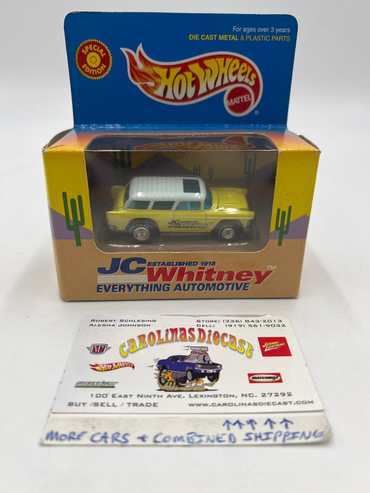 Hot Wheels Limited Edition JC Whitney Everything Automotive Chevy Nomad Yellow