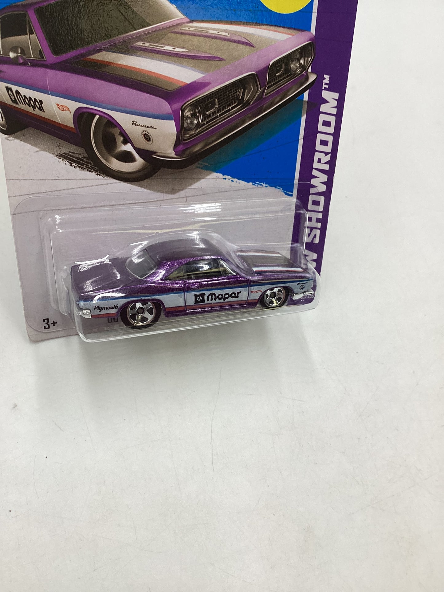 2013 Hot Wheels #240 68 Plymouth Barracuda Formula S Purple 39C