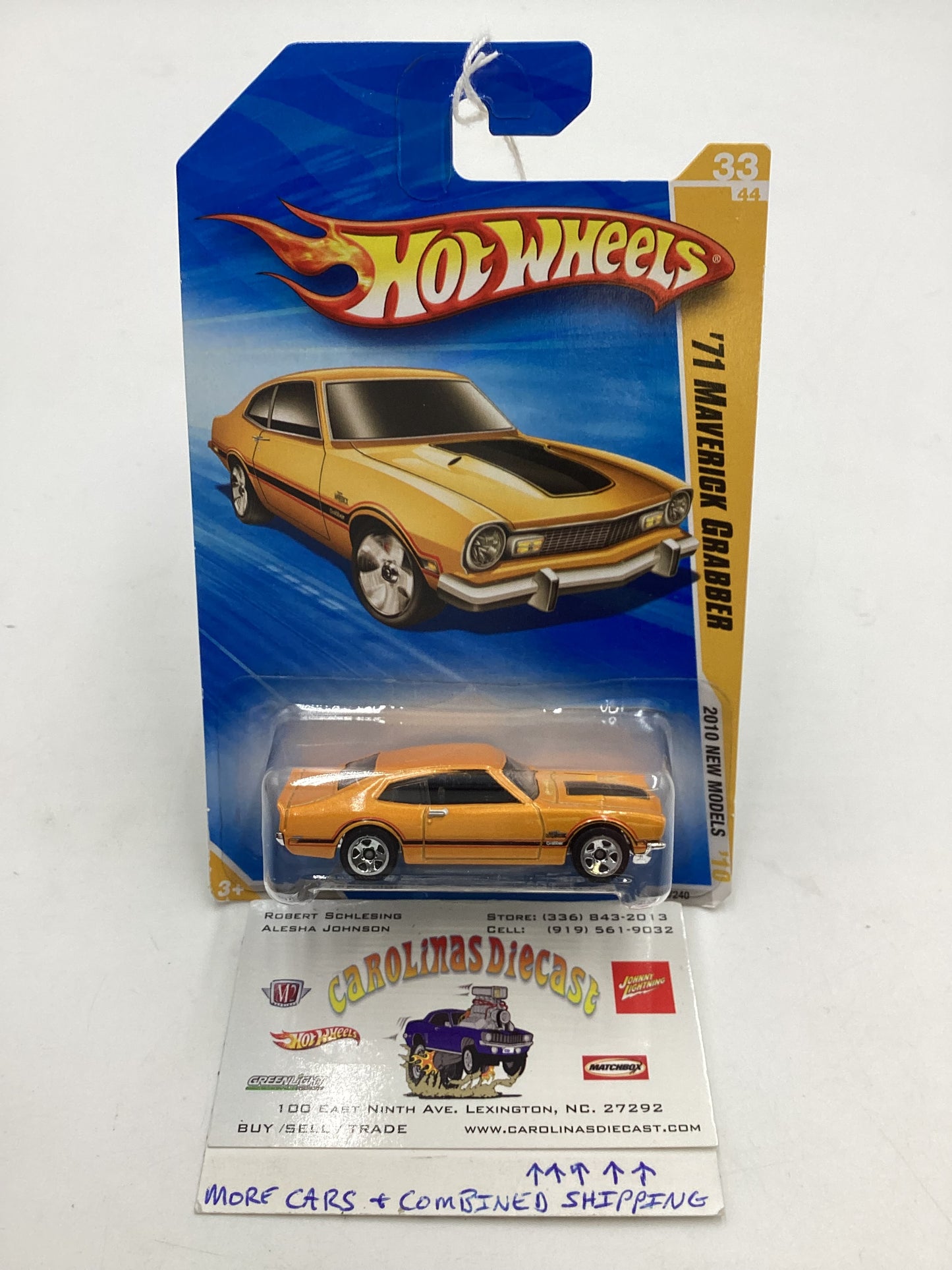 2010 Hot Wheels New Models #33 71 Maverick Grabber 34F