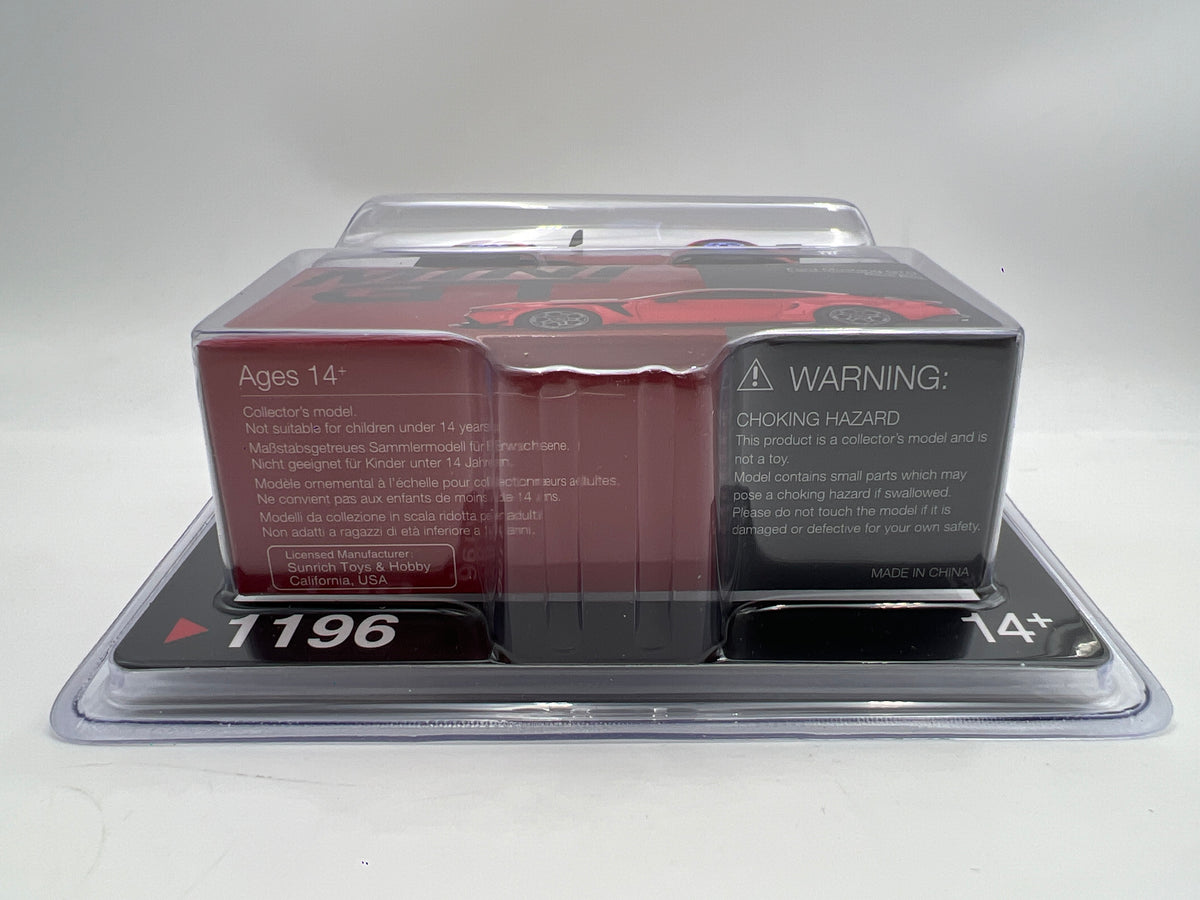 Mini GT #1196 CHASE Ford Mustang GTD Race Red