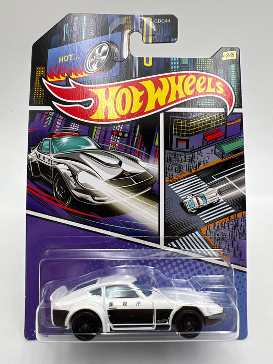 Hot Wheels Police Art Series #2 Nissan Fairlady Z Black/White 168E