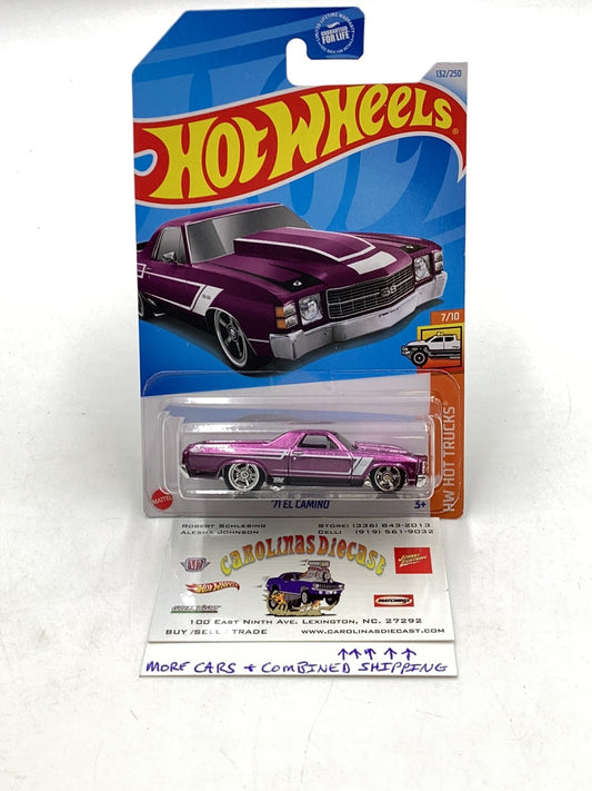 Hot Wheels 2024 Super Treasure Hunt #132 71 El Camino with protector