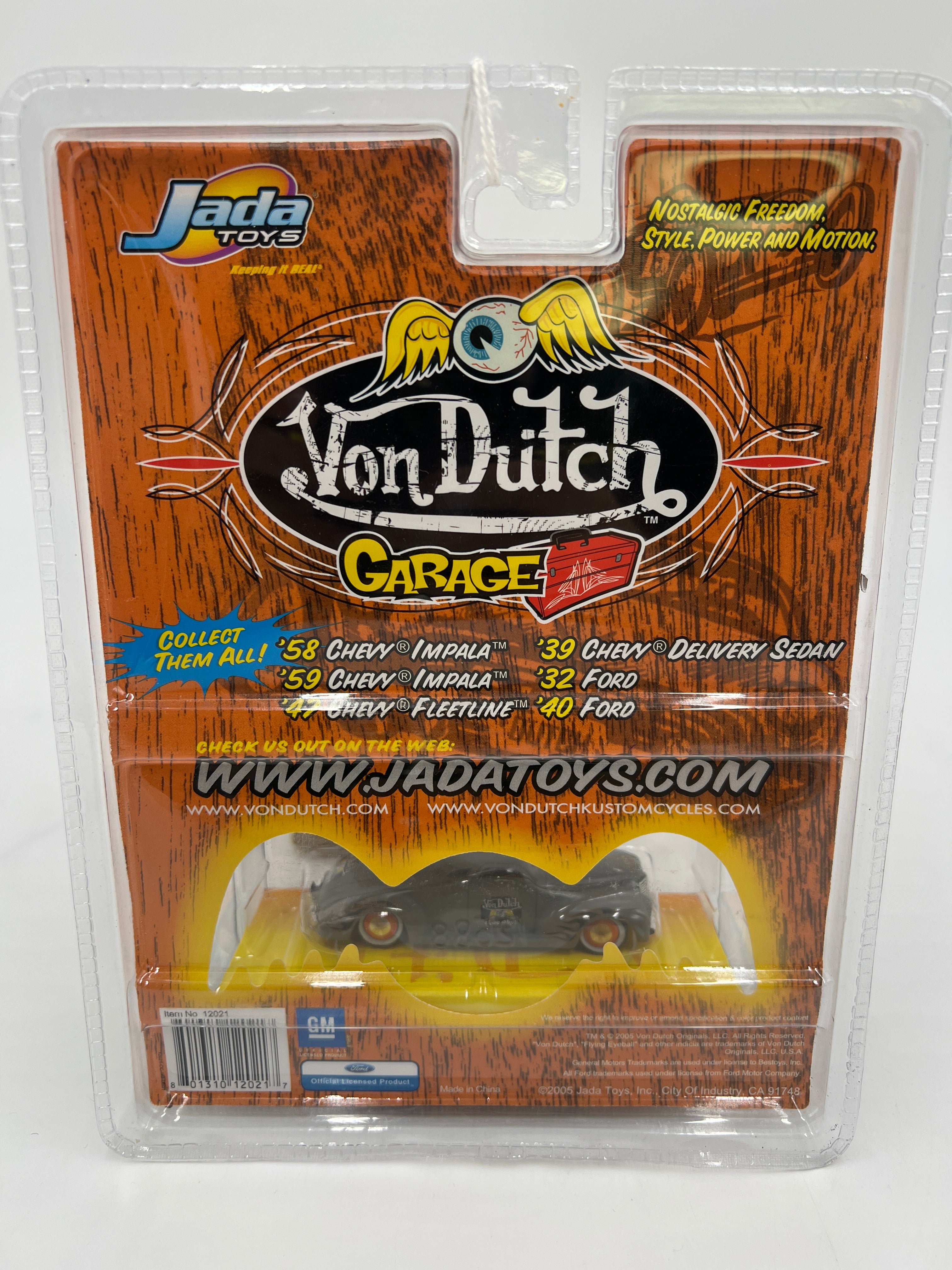 Jada Toys Von Dutch Garage 40 Ford Primer Gray 215D – carolinasdiecast