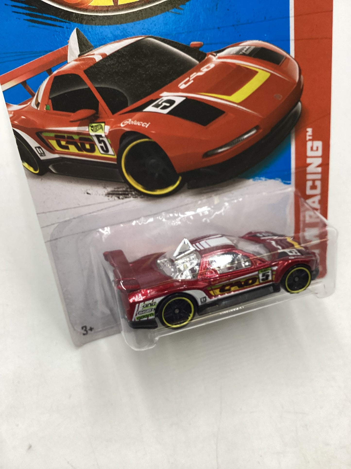 2013 Hot Wheels #114 Acura NSX Red 105A