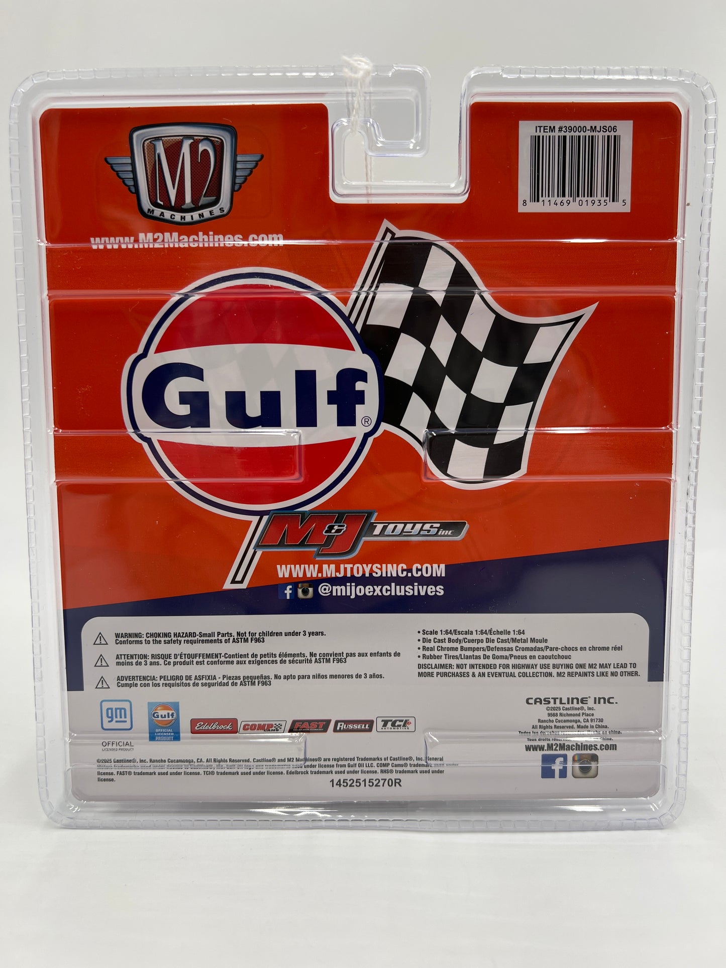 2025 M2 Machines Mijo Exclusives Gulf 1973 Chevrolet Cheyenne Super 30 199E