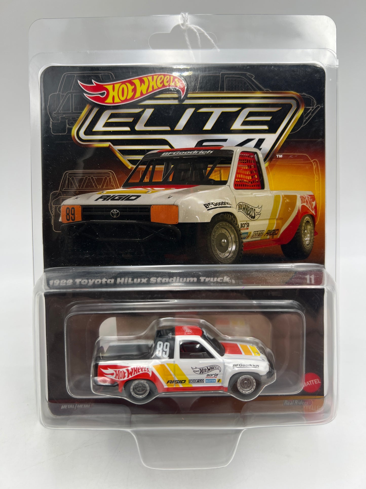 2025 Hot Wheels RLC Elite 64 #11 1989 Toyota HiLux Stadium Truck W/Protector
