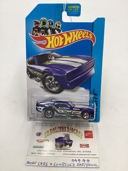 2014 HW City #99 71 Mustang Funny Car Blue 25B