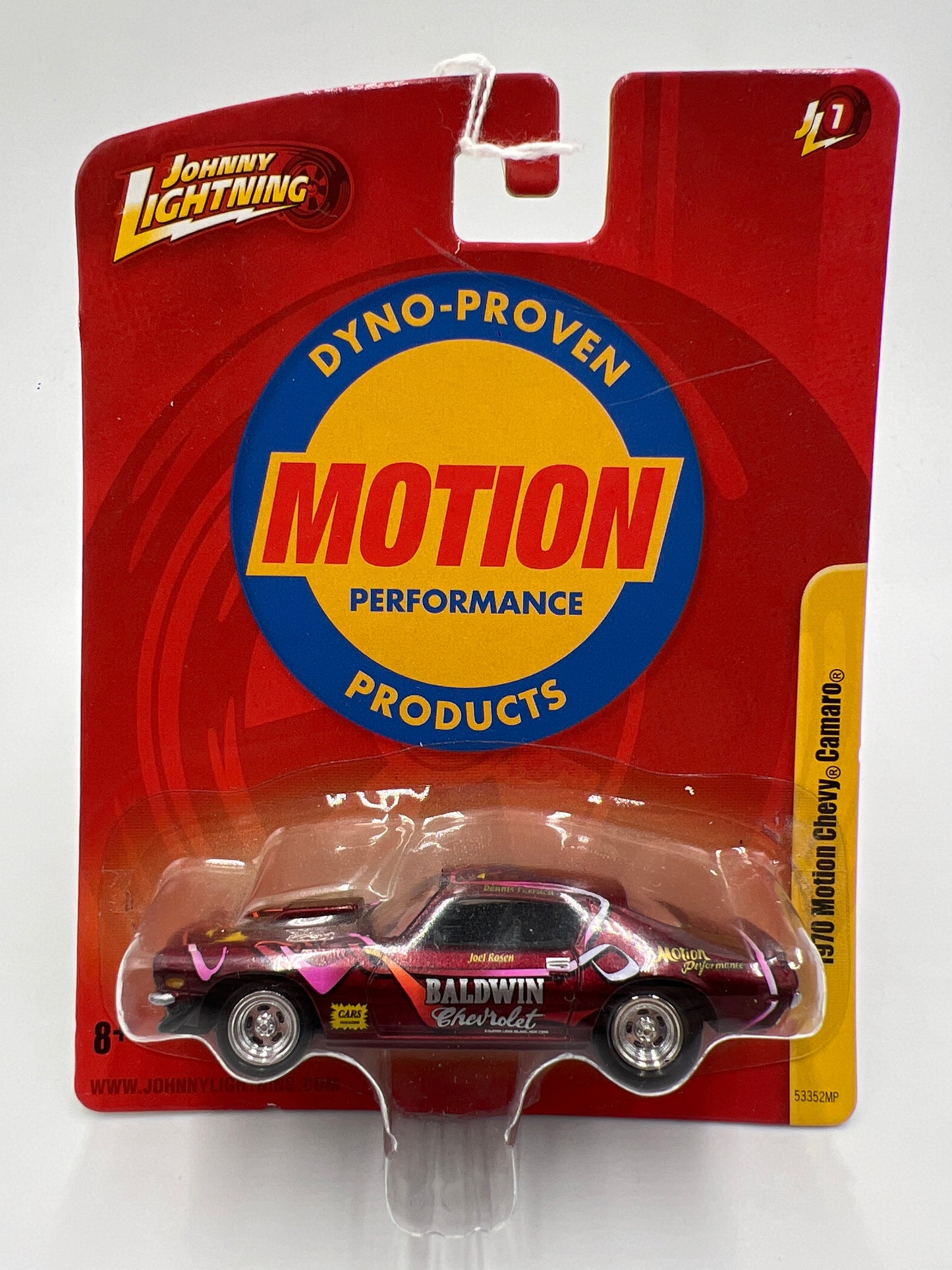 Johnny Lightning Motion Performance JL7 1970 Motion Chevy Camaro Dark Red 227F
