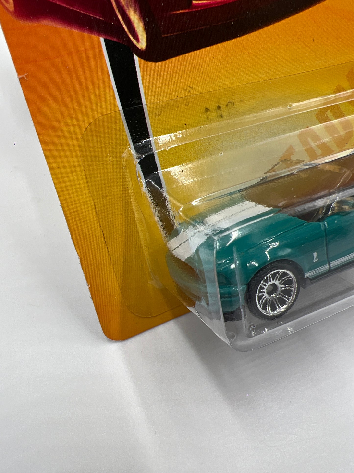 Matchbox #15 Sports Cars 2007 Ford Shelby GT500 Teal Card Not Perfect 208C