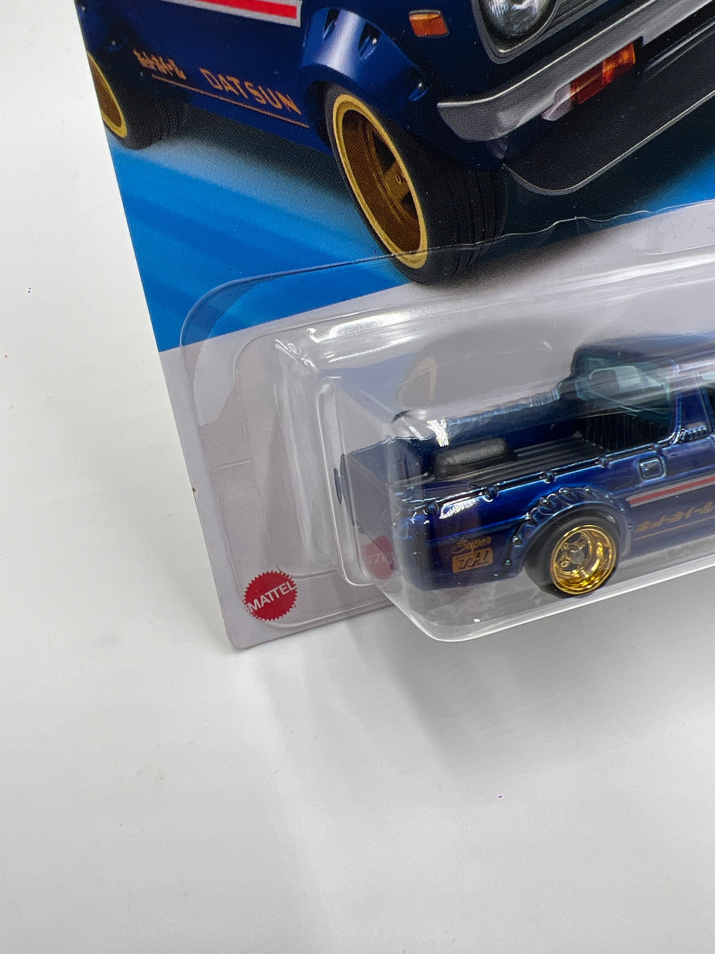 2025 Hot Wheels D Case Super Treasure Hunt #93 1975 Datsun Sunny Truck B120 Blue W/Protector