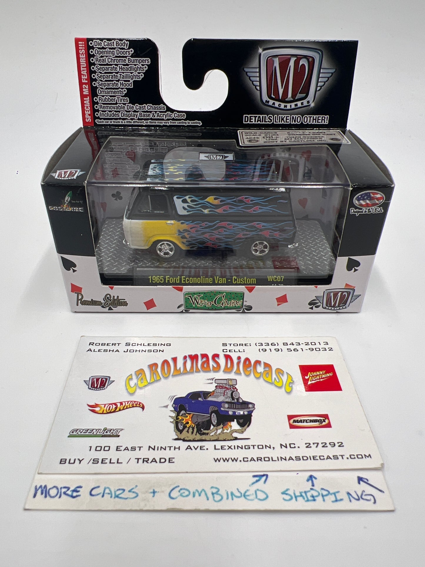 M2 Machines Wild-Cards 1965 Ford Econoline Van Custom WC07