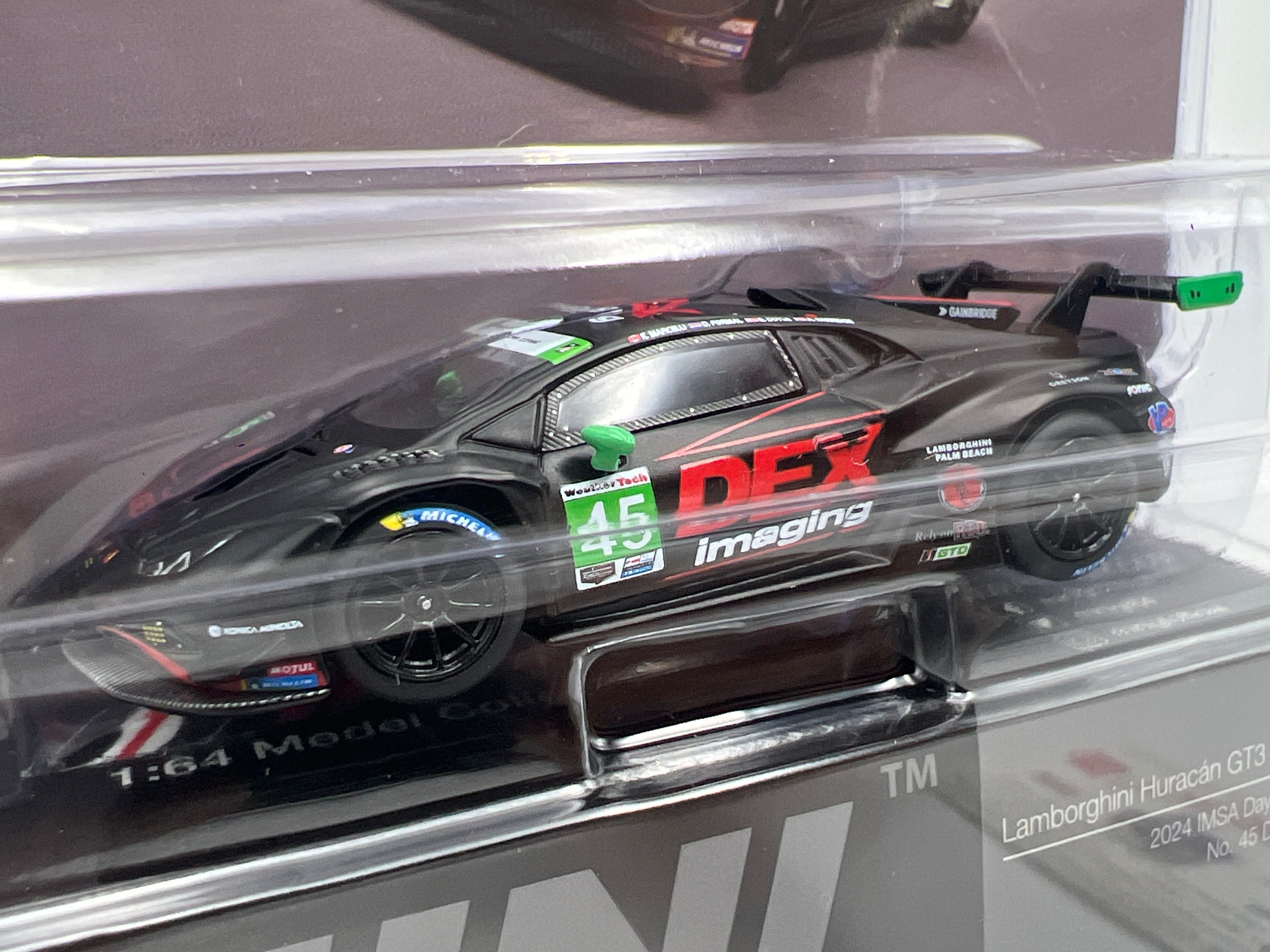Mini GT #1129 Lamborghini Huracan GT3 EVO2 #45 2024 IMSA Daytona