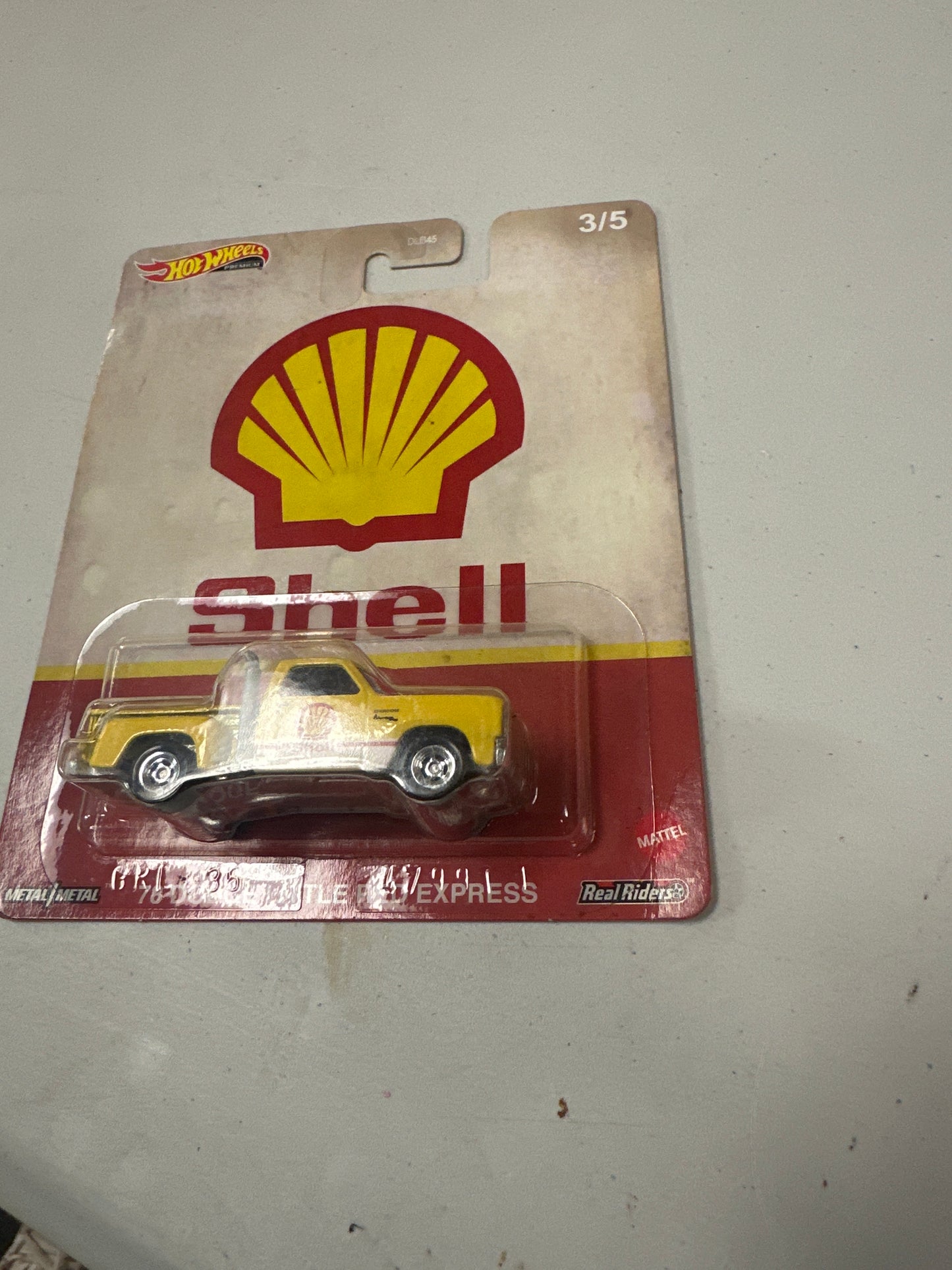 Hot Wheels Premium Vintage Oil #3 Shell 78 Dodge Little Red Express Yellow see description 256A