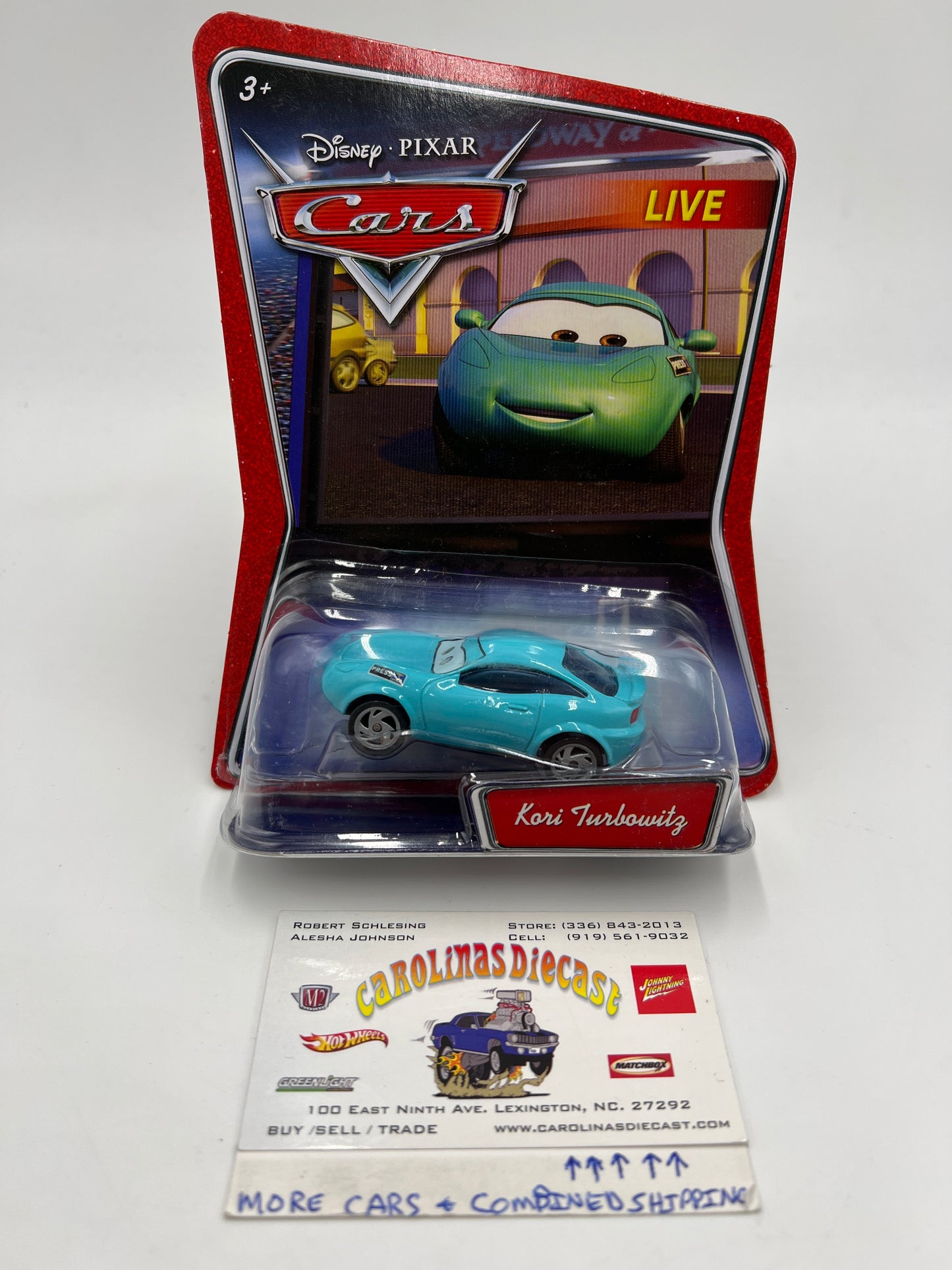 Disney Pixar Cars Live Kori Turbowitz Light Blue 139H