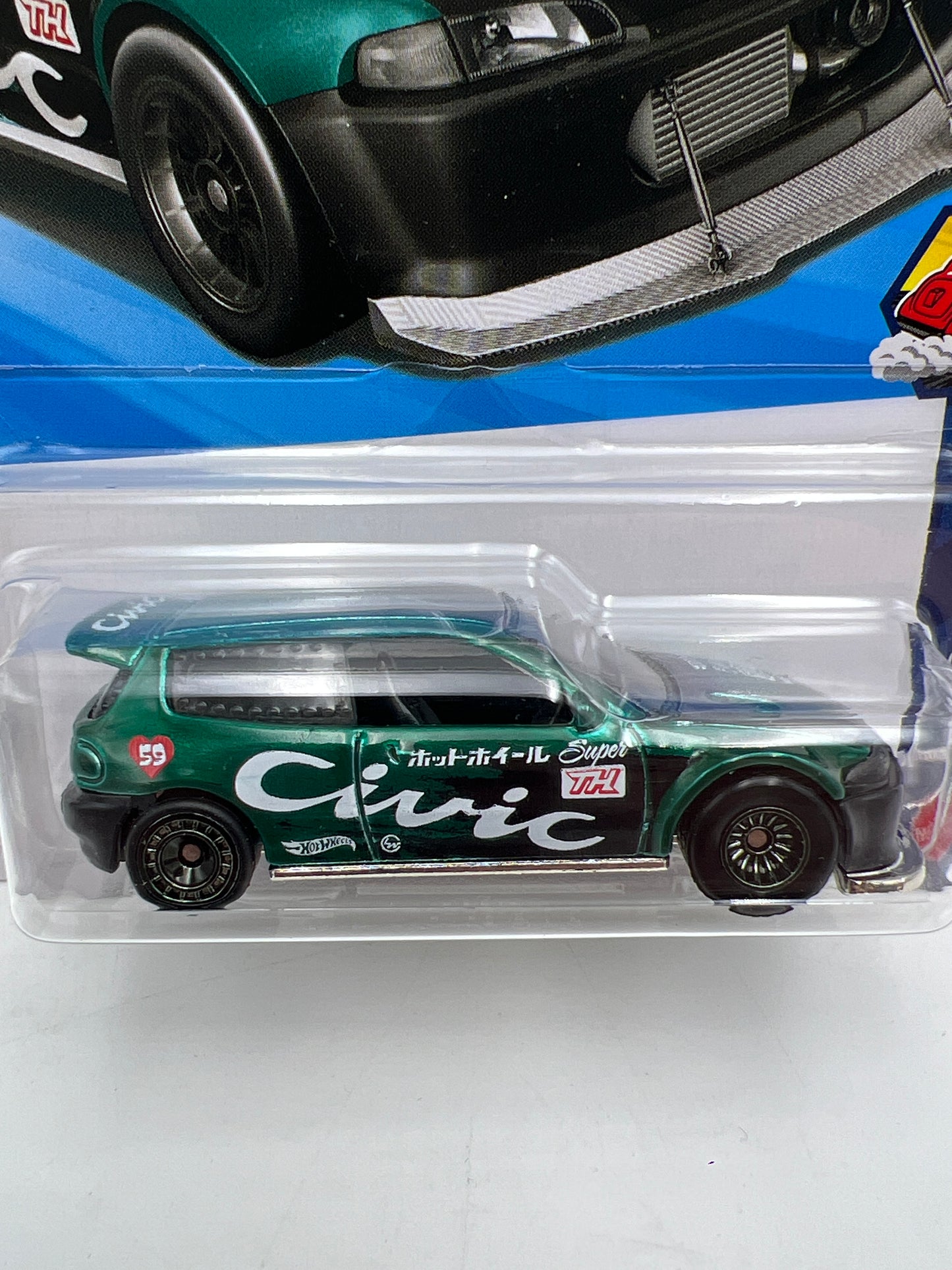 2026 Hot Wheels F Case Super Treasure Hunt #159 Honda Civic Custom W/Protector 2