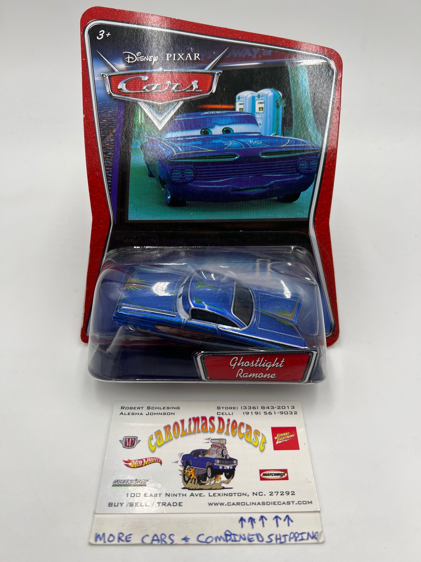 Disney Pixar Cars Ghostlight Ramone Blue 137i