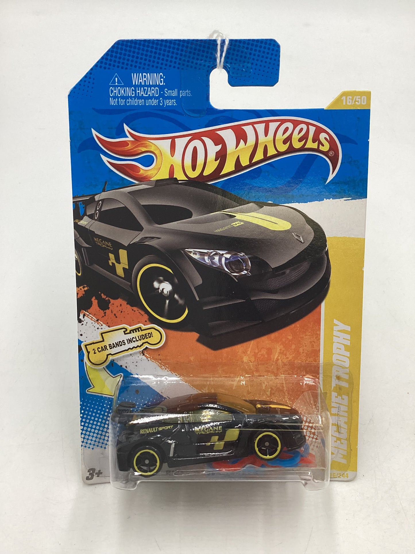 2011 Hot Wheels #16 Megane Trophy Black W/Car Bands Target Exclusive 235E