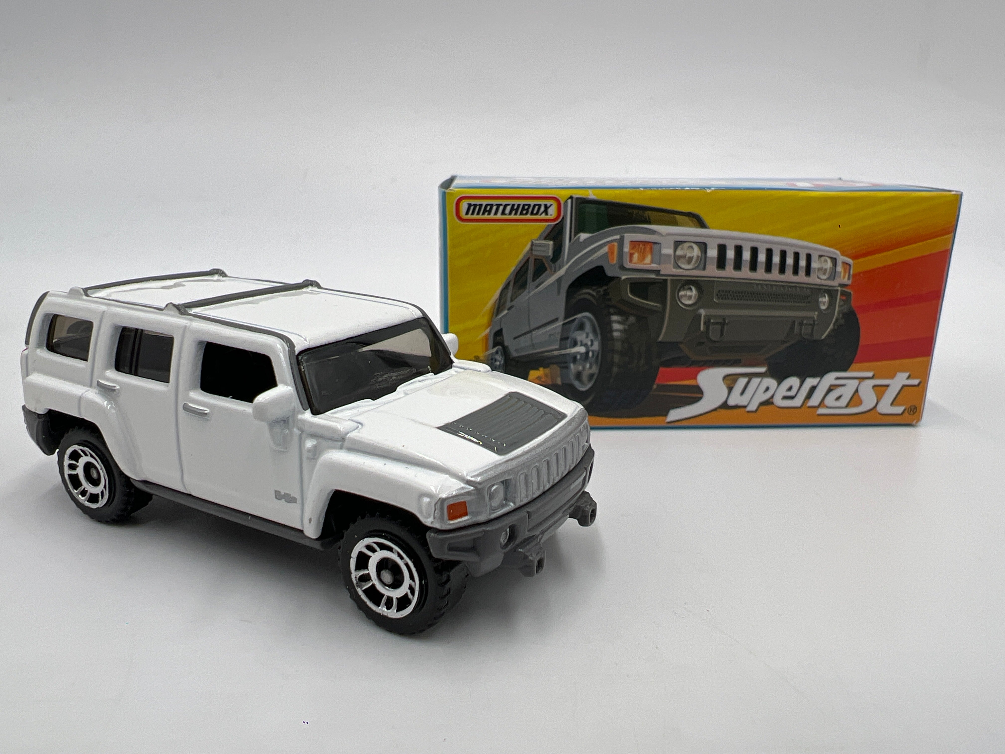 Matchbox 1/64 Superfast #66 Hummer H3 White Loose – carolinasdiecast