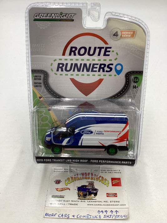 Greenlight Route Runners CHASE Series 4 2019 Ford Transit LBW High Roof Ford Performance Parts