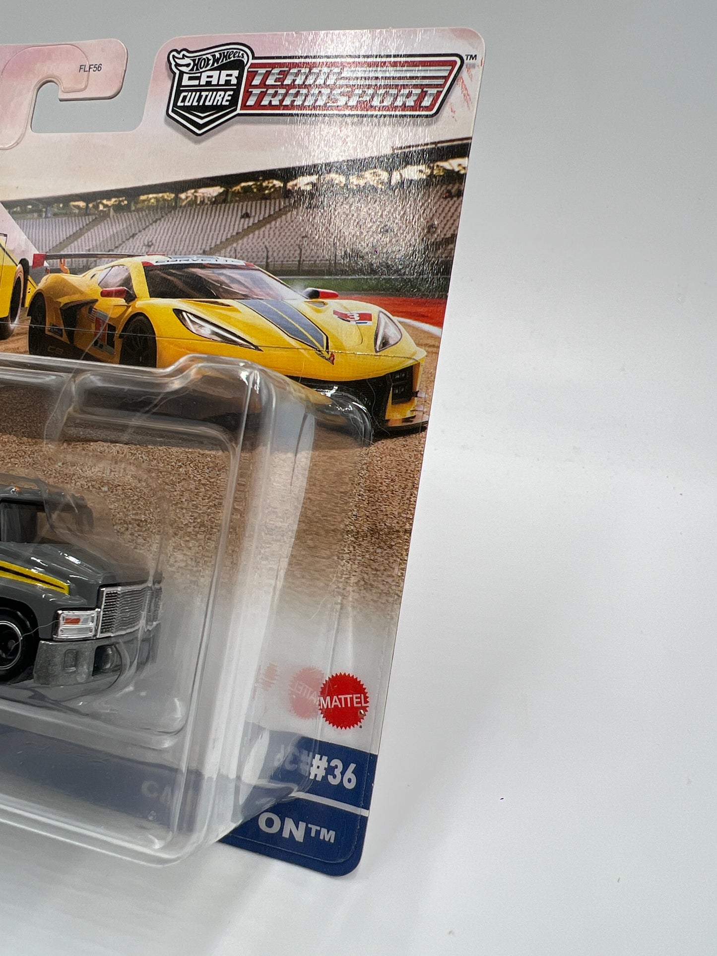 Hot Wheels Car Culture Team Transport #36 Corvette C8.R & Carry On W/Protector