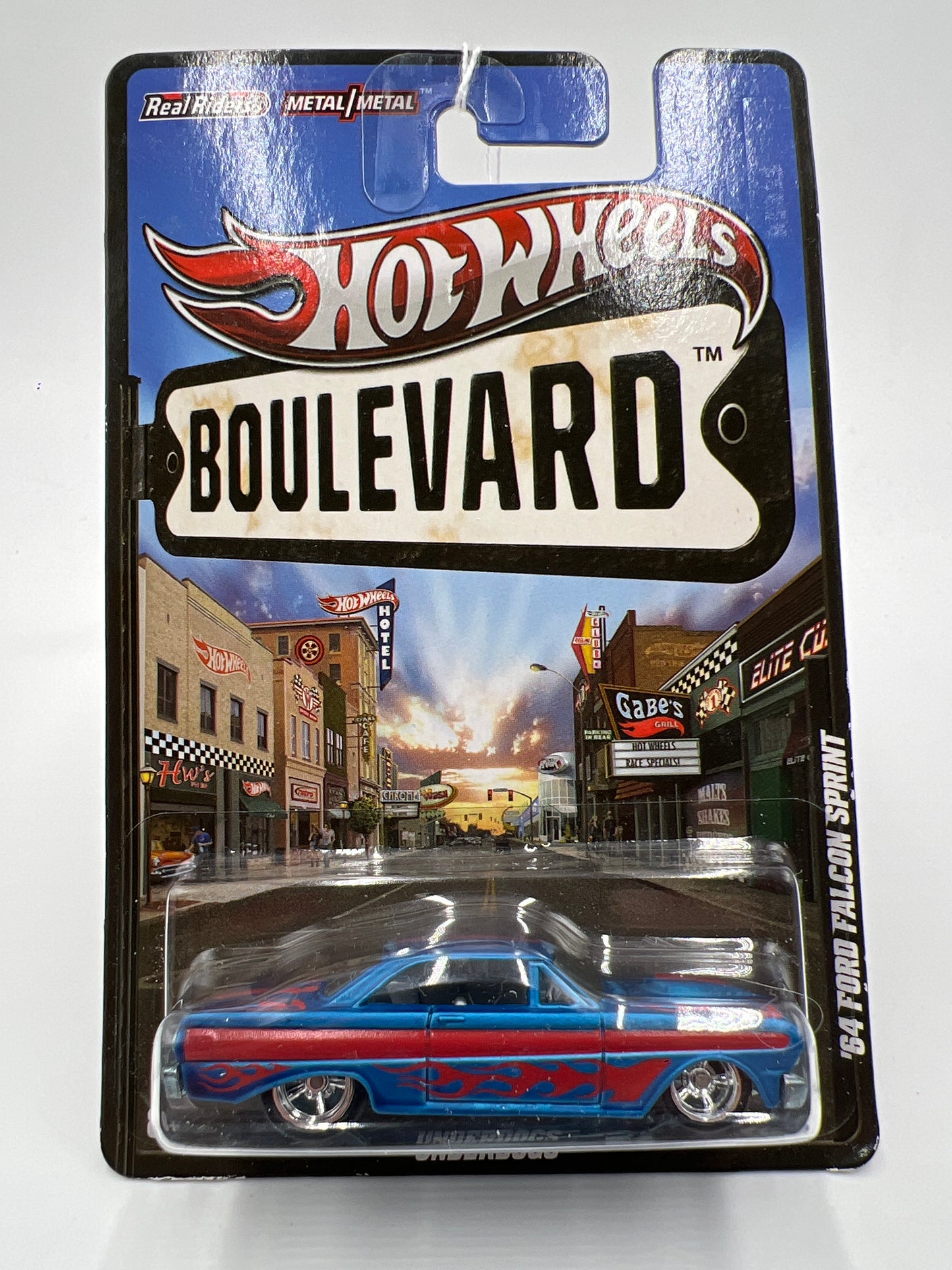 Hot Wheels Boulevard Underdogs 64 Ford Falcon Sprint Blue #2 (SR)