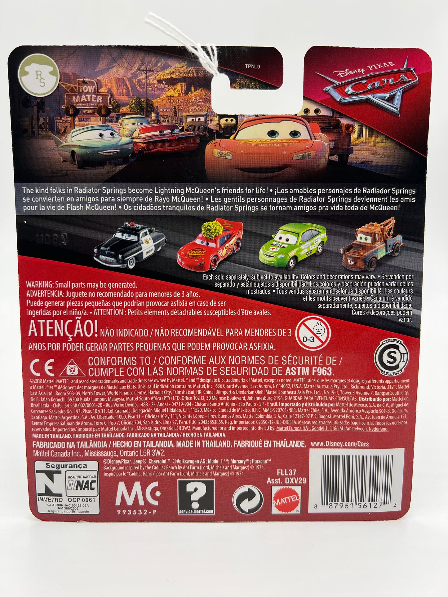 Disney Pixar Cars Radiator Springs Fillmore Green 139C