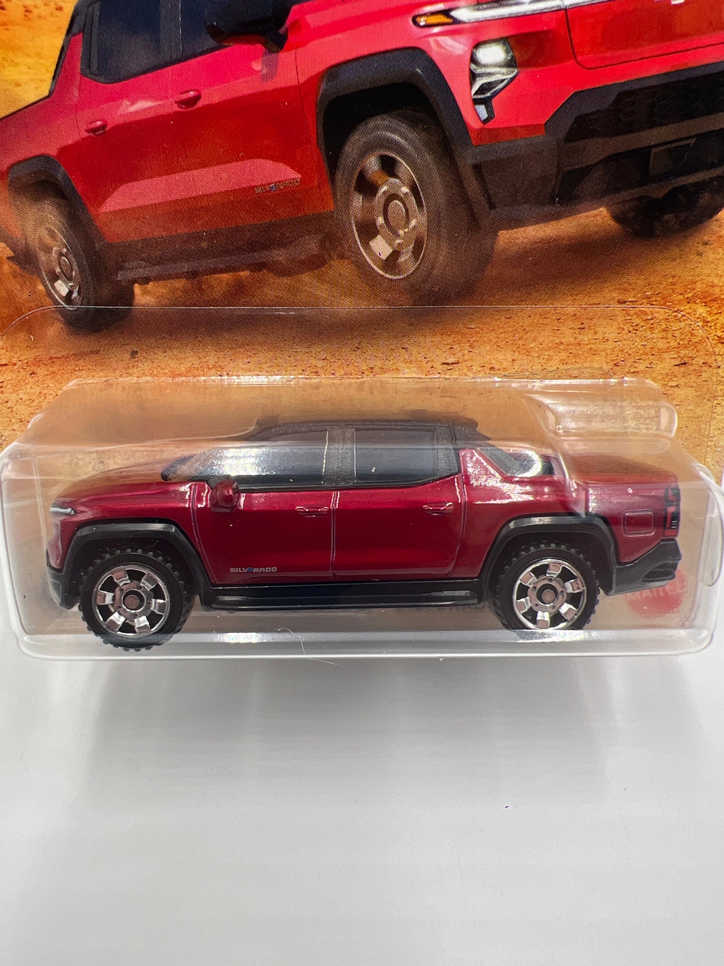 2025 Matchbox #108 2024 Chevy Silverado EV Red 209F