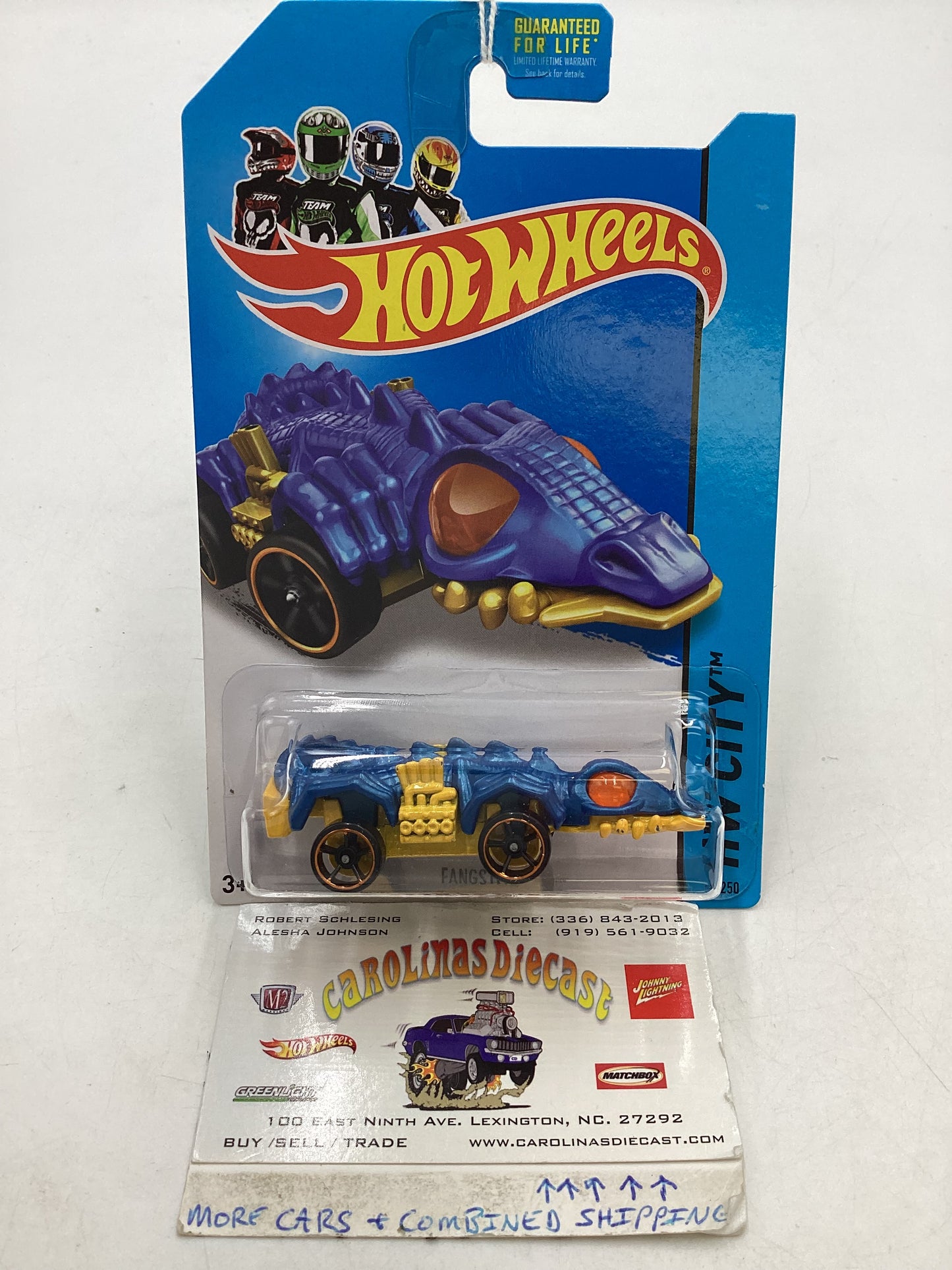 2014 Hot Wheels Treasure Hunt #53 Fangster Blue 277B