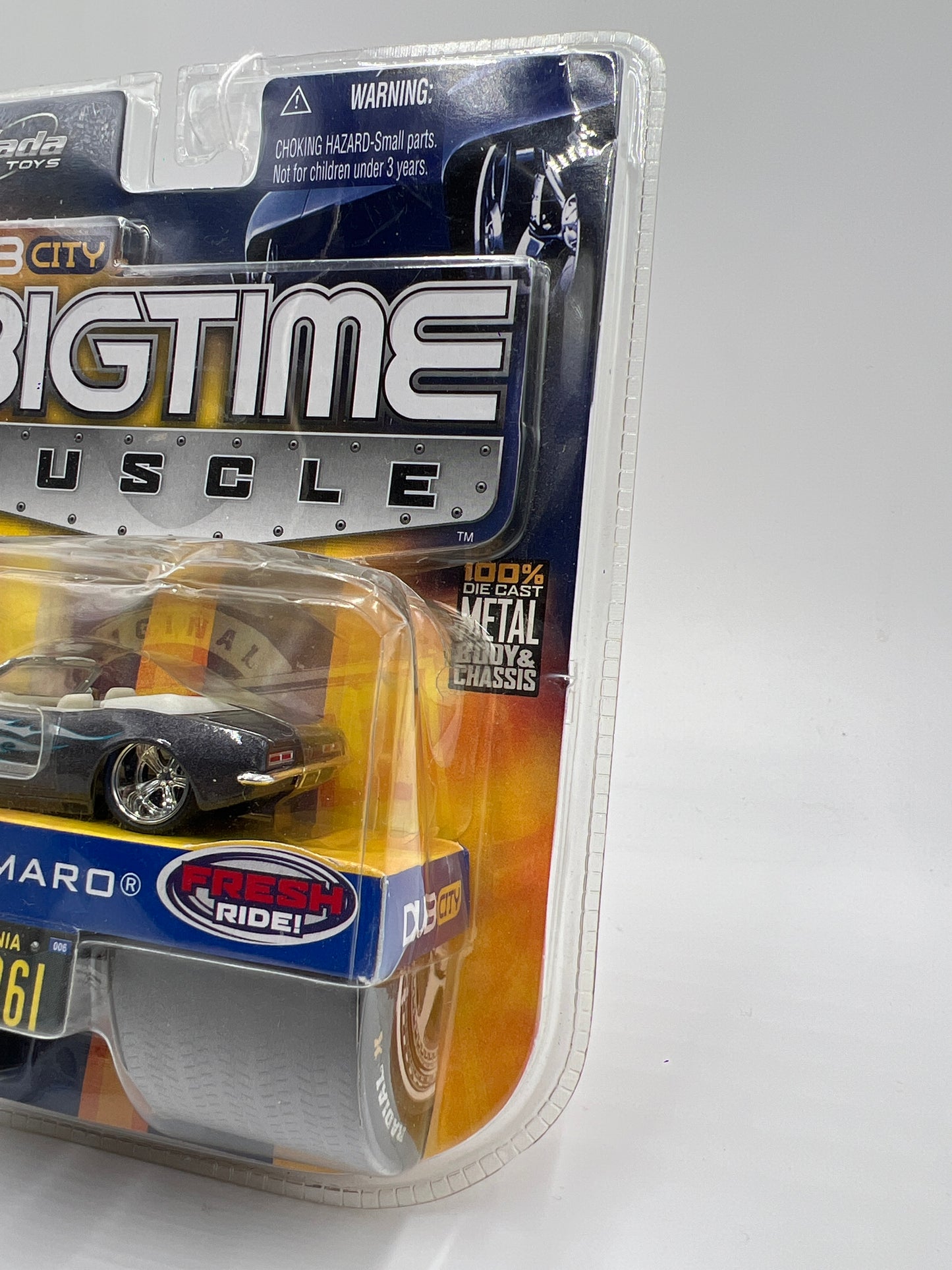 Jada Dub City Big Time Muscle Wave 6 #61 67 Chevy Camaro Convertible Gray 184D