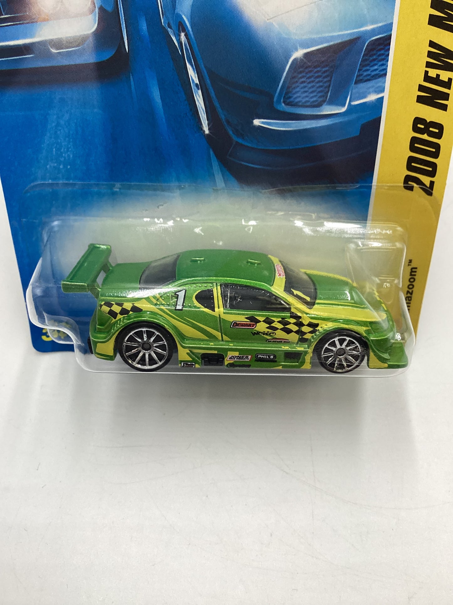 2008 Hot Wheels New Models #30 Amazoom Green 116B