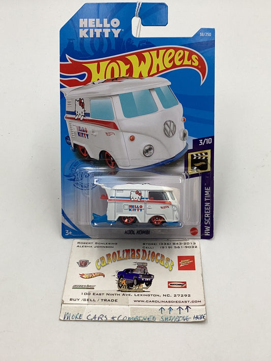 2021 hot wheels #38 Kool Kombi Hello Kitty 108B