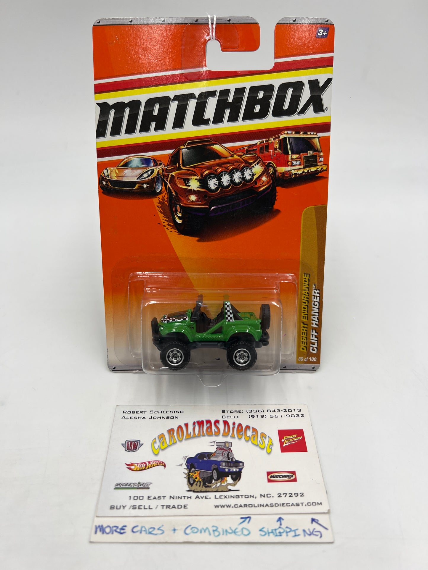 Matchbox Desert Endurance #86 Cliff Hanger Green 216H